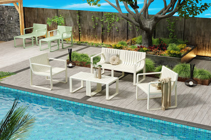 Ajobi - Set 1/5 da esterno In Pp Bianco