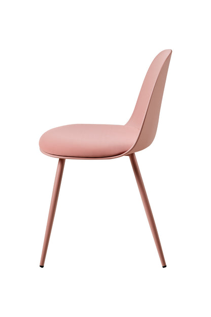 Shannon - Sedia Rosa Con Cuscino