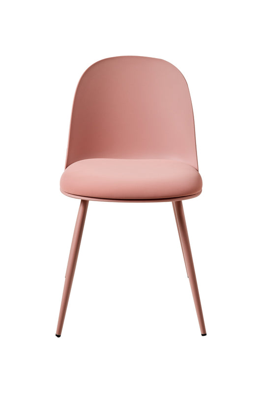 Shannon - Sedia Rosa Con Cuscino