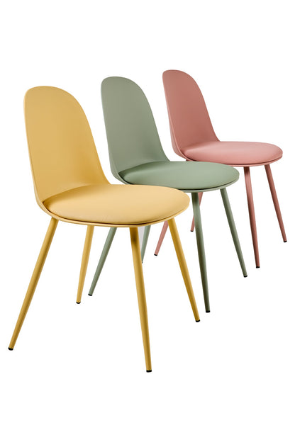 Shannon - Sedia Rosa Con Cuscino