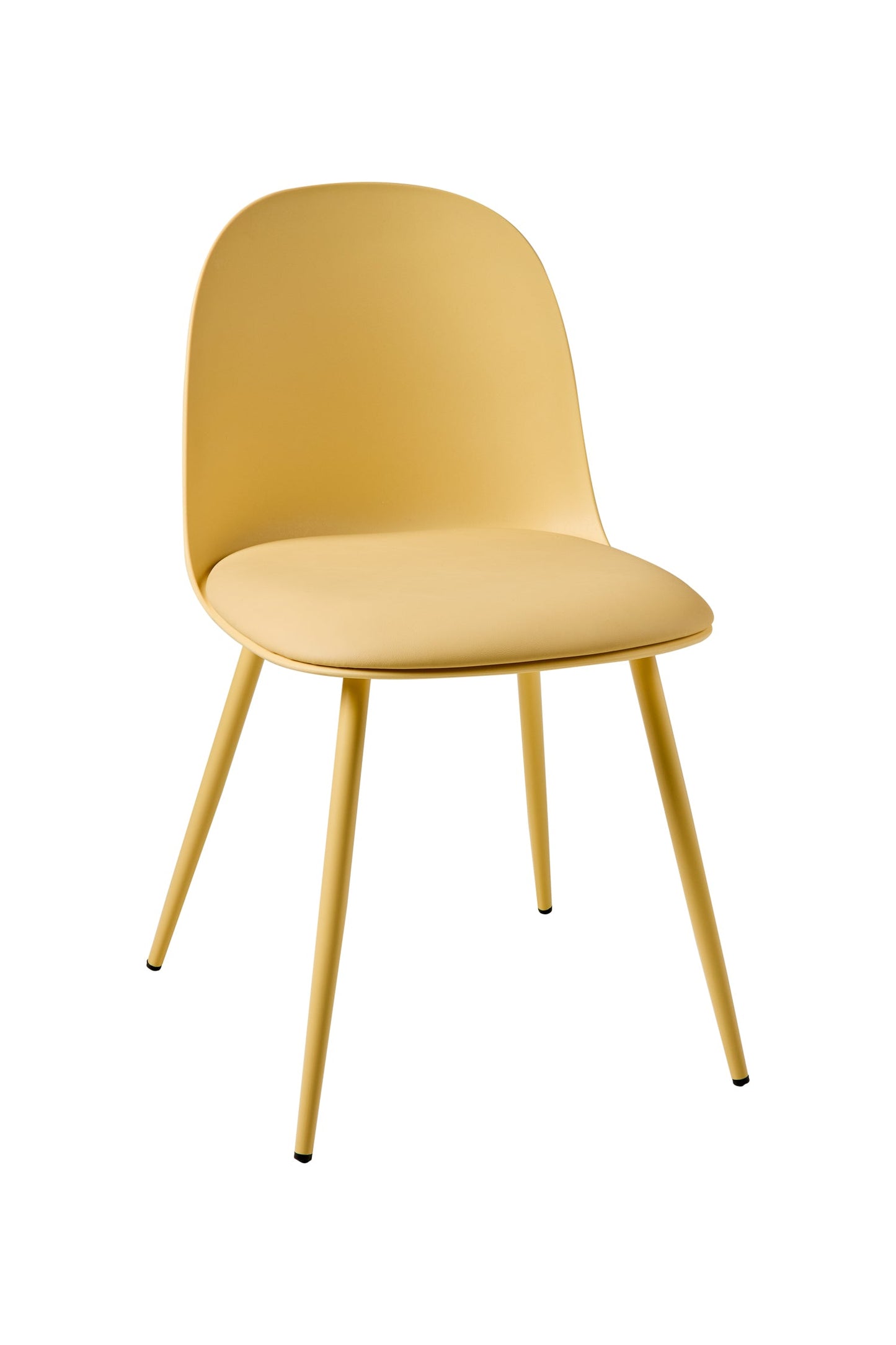 Shannon - Sedia Gialla Con Cuscino