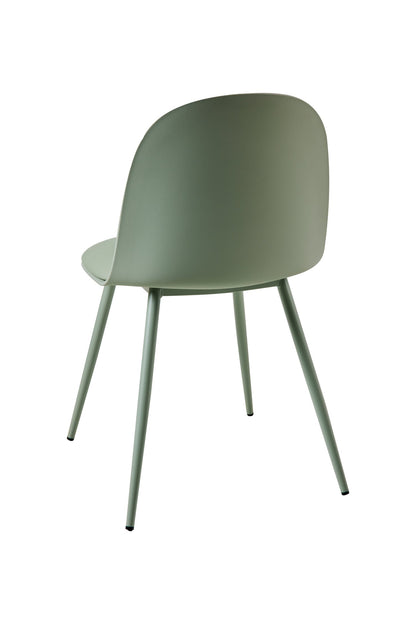 Shannon - Sedia Verde Salvia Con Cuscino