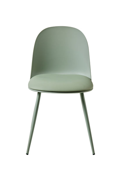 Shannon - Sedia Verde Salvia Con Cuscino