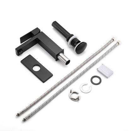 Rubinetto singolo per lavabo da bagno PROOX con gruppo di scarico