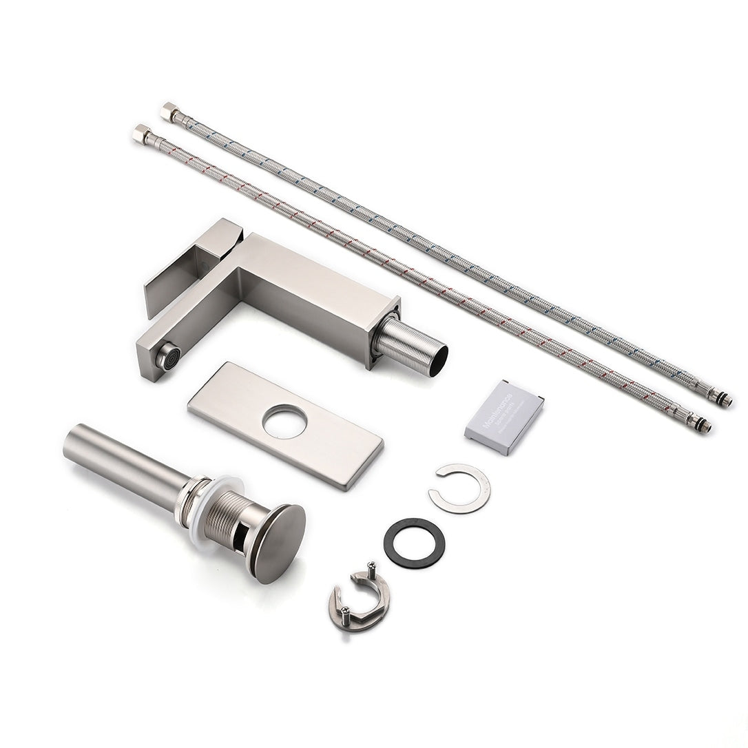 Rubinetto singolo per lavabo da bagno PROOX con gruppo di scarico