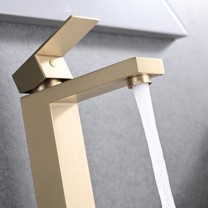 Rubinetto singolo per lavabo da bagno PROOX con gruppo di scarico