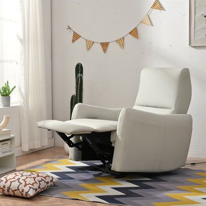 Poltrona reclinabile elettrica Wall-Hugger in pelle PU con USB-C e capacità di 330 libbre