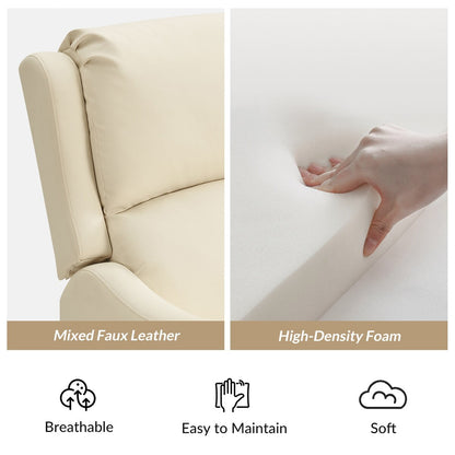 Poltrona reclinabile girevole a 360 gradi Pablo Traditional di HULALA HOME