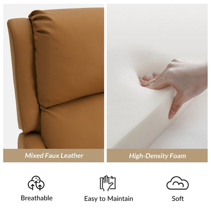 Poltrona reclinabile girevole a 360 gradi Pablo Traditional di HULALA HOME