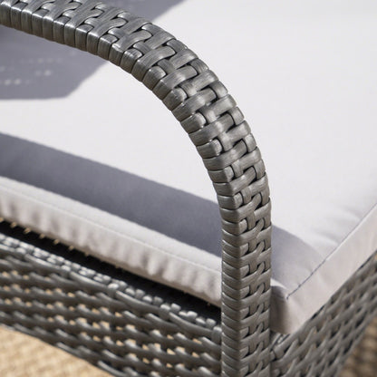 Set da pranzo Palermo in vimini e alluminio da 6 pezzi di Christopher Knight Home