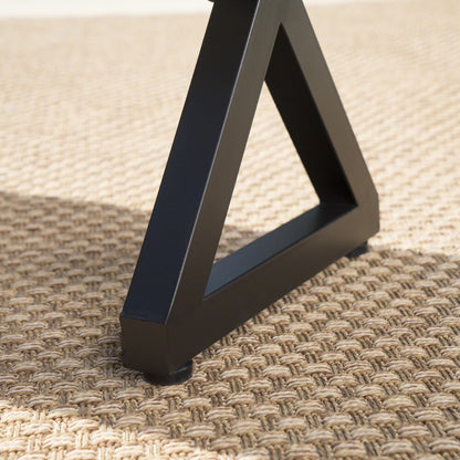 Set da pranzo Palermo in vimini e alluminio da 6 pezzi di Christopher Knight Home