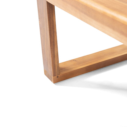 Set da esterno Paloma in acacia imbottito da 4 pezzi di Christopher Knight Home