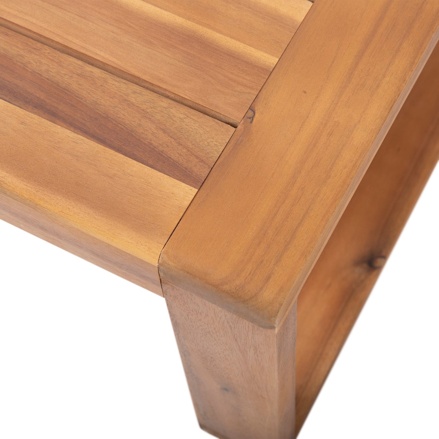 Set da esterno Paloma in acacia imbottito da 4 pezzi di Christopher Knight Home