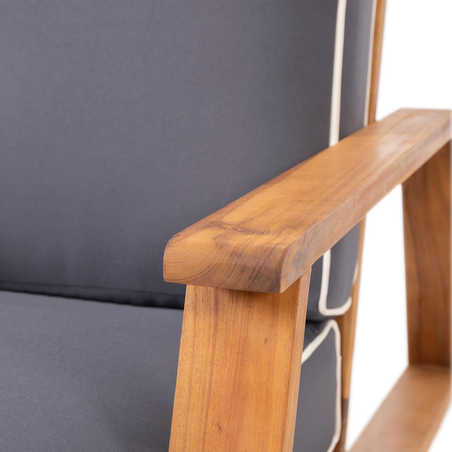 Set da esterno Paloma in acacia imbottito da 4 pezzi di Christopher Knight Home