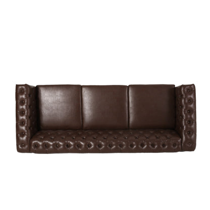 Divano capitonné Parkhurst Chesterfield a 3 posti di Christopher Knight Home