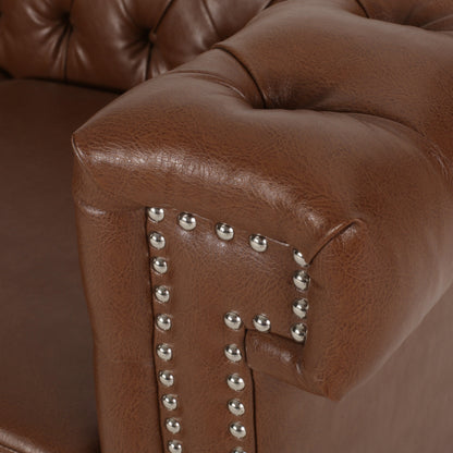 Divano capitonné Parkhurst Chesterfield a 3 posti di Christopher Knight Home