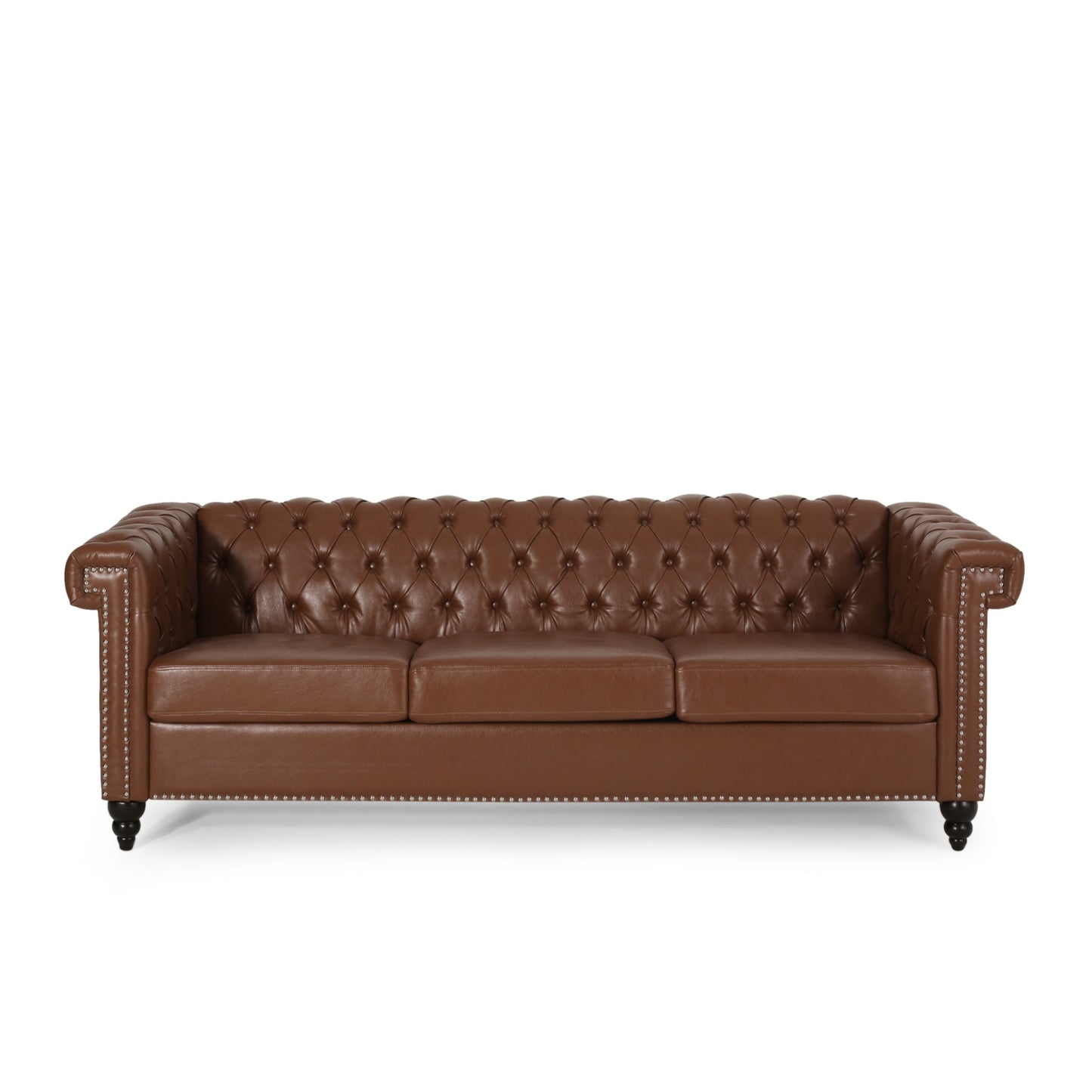 Divano capitonné Parkhurst Chesterfield a 3 posti di Christopher Knight Home