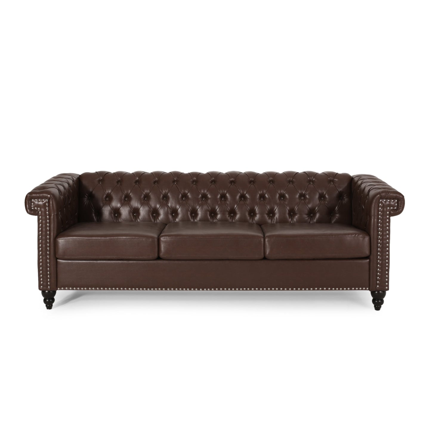 Divano capitonné Parkhurst Chesterfield a 3 posti di Christopher Knight Home
