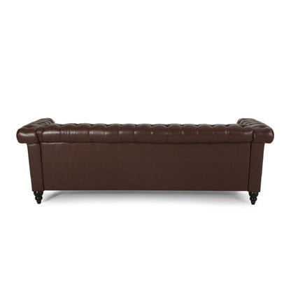 Divano capitonné Parkhurst Chesterfield a 3 posti di Christopher Knight Home