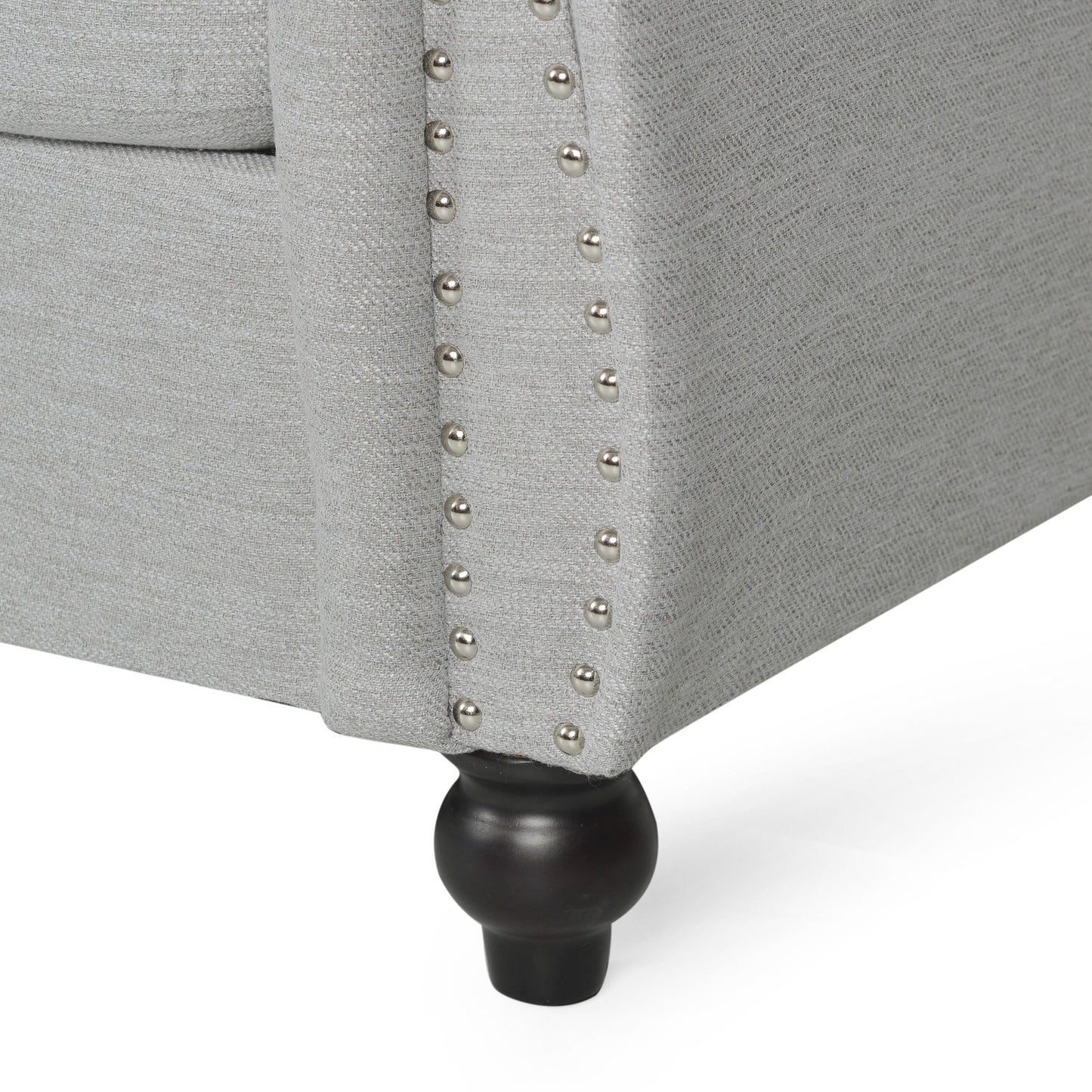 Divano Chesterfield imbottito Parksley a 3 posti di Christopher Knight Home