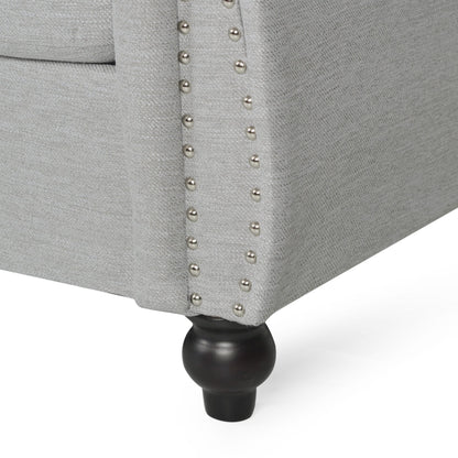 Divano Chesterfield imbottito Parksley a 3 posti di Christopher Knight Home