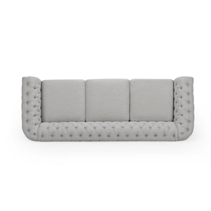 Divano Chesterfield imbottito Parksley a 3 posti di Christopher Knight Home