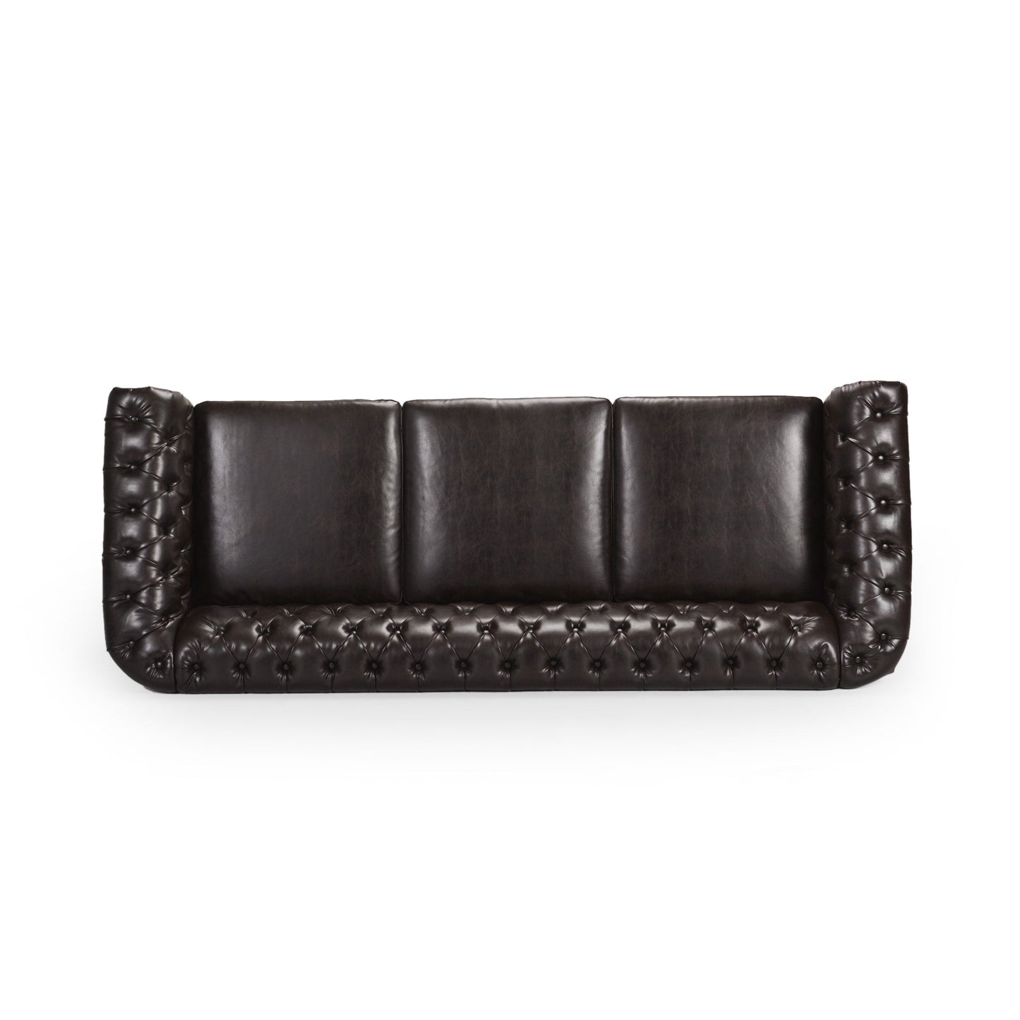 Divano Chesterfield imbottito Parksley in similpelle di Christopher Knight Home