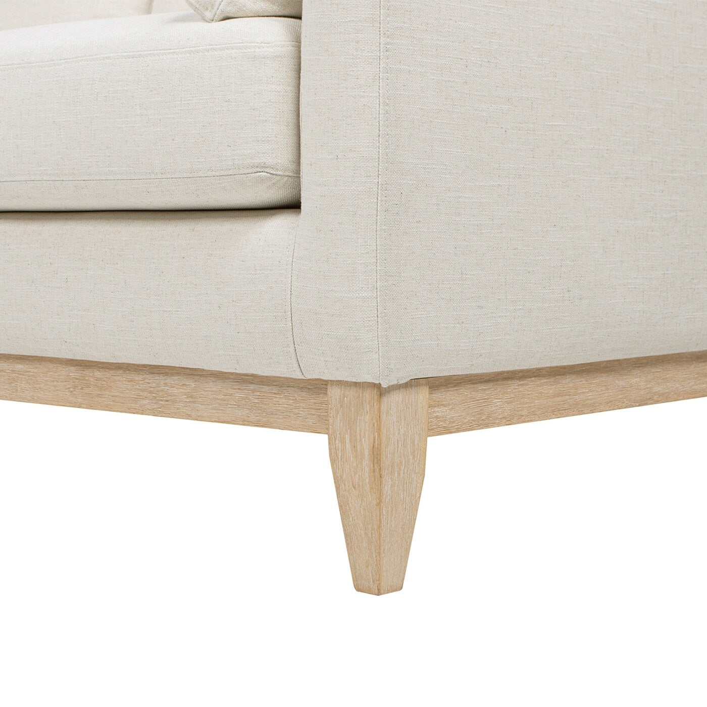 Divano moderno Pasadena 75.5 in velluto con schienale largo e cuscini stile fattoria