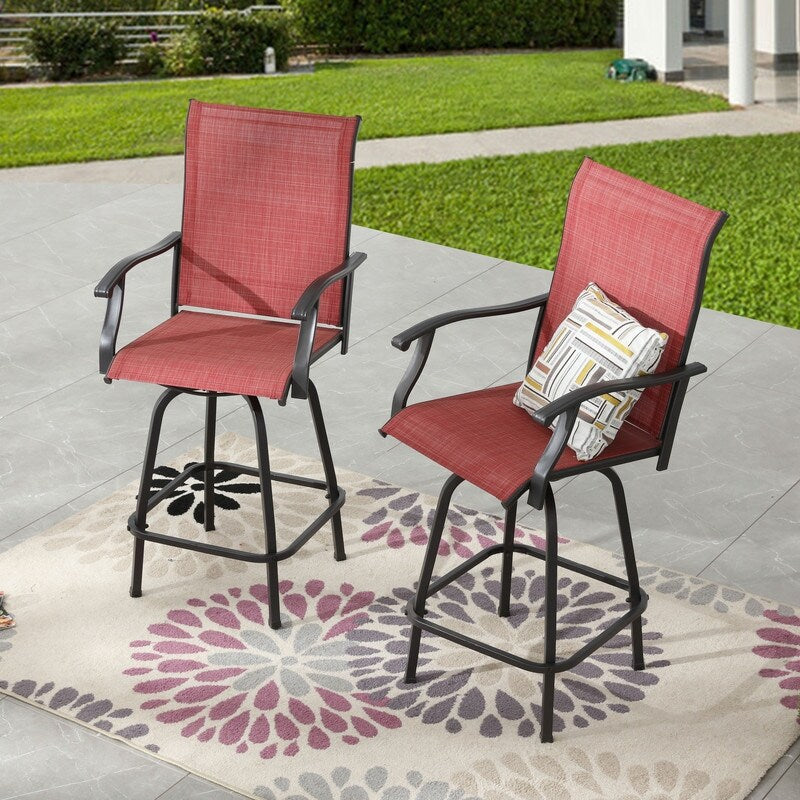 Patio Festival Set da pranzo da bar per esterni da 11 pezzi