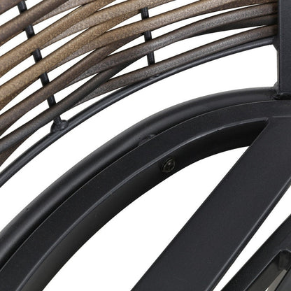 Patio Festival Set da pranzo da bar per patio da 11 pezzi con cuscini grigi