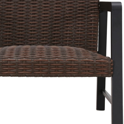 Patio Festival - Set di 2 tavolini da caffè da esterno ad asciugatura rapida con divanetto a due posti