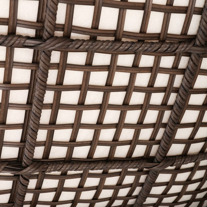 Patio Festival - Set di 2 tavolini da caffè da esterno ad asciugatura rapida con divanetto a due posti