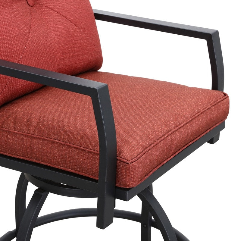 Patio Festival Set da pranzo bistrot da esterno a 3 pezzi con altezza da bar