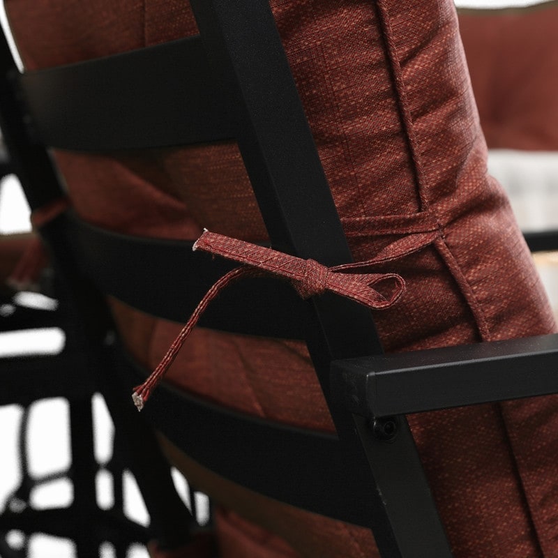 Patio Festival Set da pranzo bistrot da esterno a 3 pezzi con altezza da bar