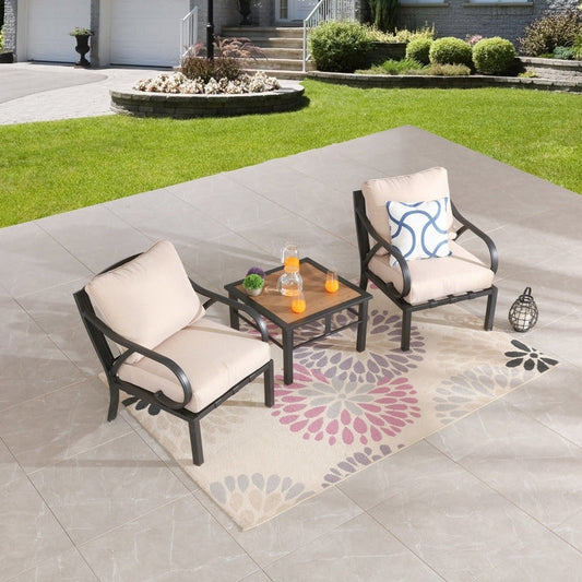 Set da conversazione da 3 pezzi Patio Festival