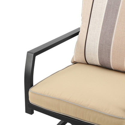 Patio Festival - Set da bistrot da esterno con 3 posti a sedere alti, sedie girevoli e tavolo