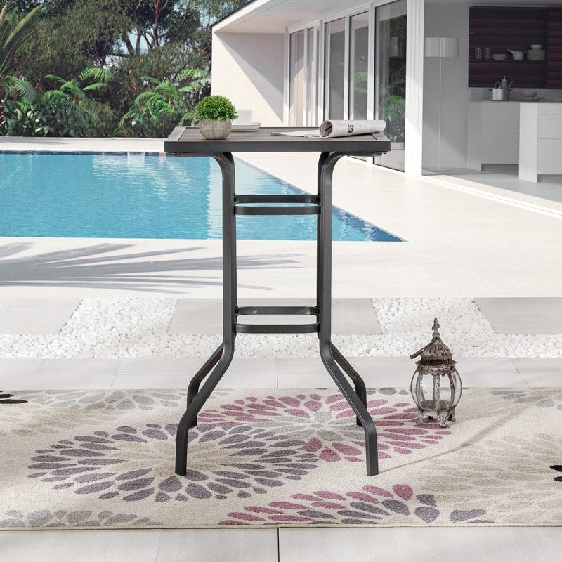 Patio Festival Set da pranzo bistrot da esterno a 3 pezzi con altezza da bar