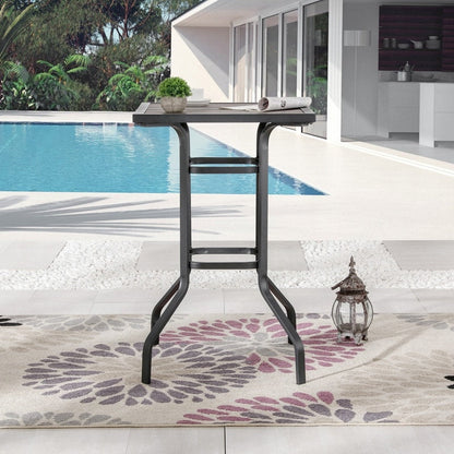 Patio Festival Set da pranzo bistrot da esterno a 3 pezzi con altezza da bar