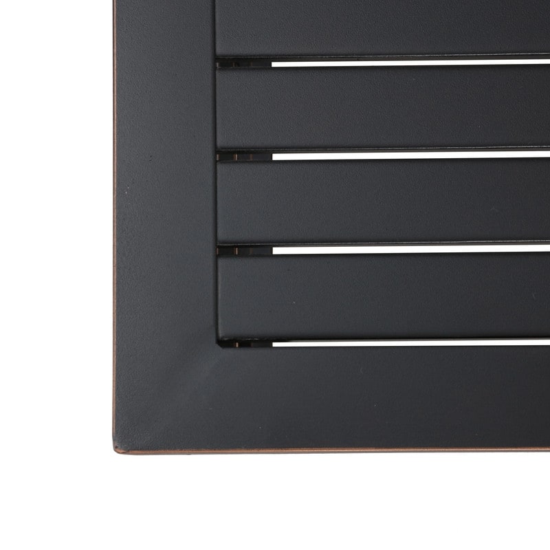 Patio Festival - Set da conversazione in metallo per esterni, 3 pezzi