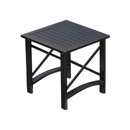 Patio Festival - Set da conversazione in metallo per esterni, 3 pezzi