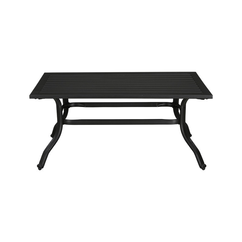 Patio Festival - Set da conversazione in metallo per esterni, 4 pezzi