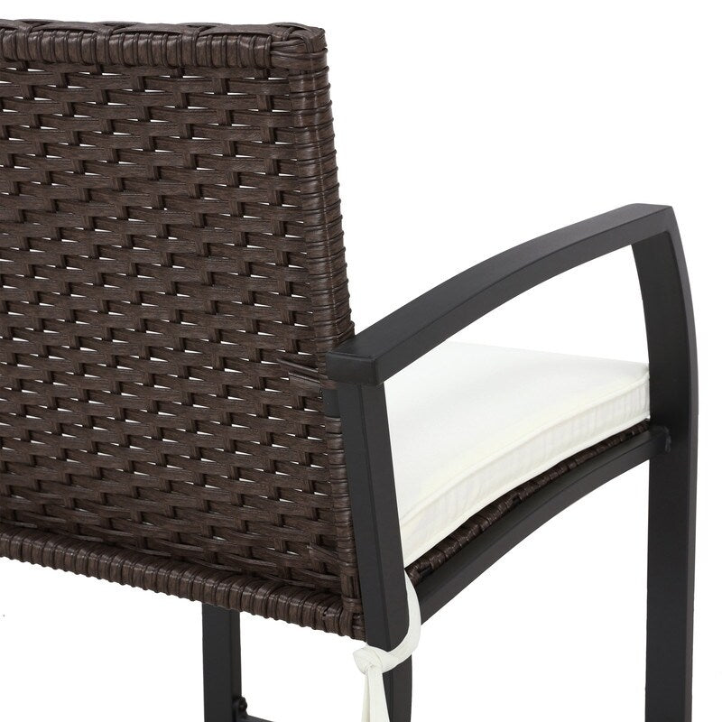 Patio Festival Set da pranzo per esterni da 4 persone, altezza bar rotondo da 45,3''