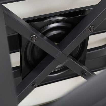 Patio Festival - Set da pranzo bistrot per 4 persone all'aperto con altezza da bar