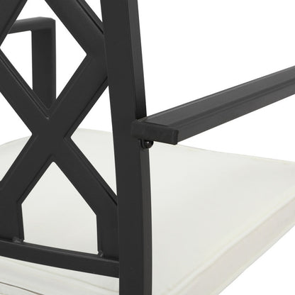 Patio Festival - Set da pranzo bistrot per 4 persone all'aperto con altezza da bar