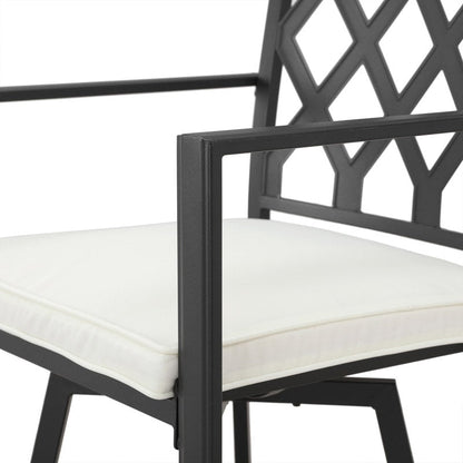 Patio Festival - Set da pranzo bistrot per 4 persone all'aperto con altezza da bar