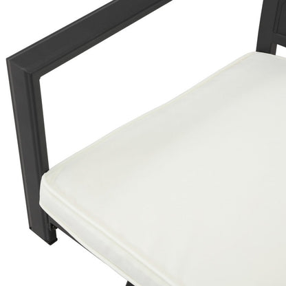 Patio Festival - Set da pranzo bistrot per 4 persone all'aperto con altezza da bar