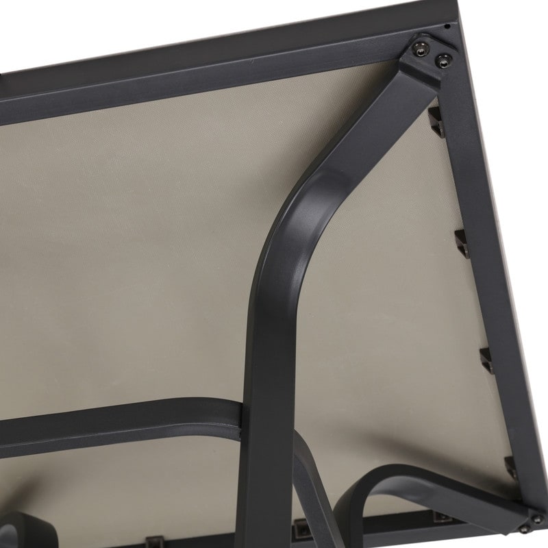 Patio Festival - Set da pranzo bistrot per 4 persone all'aperto con altezza da bar