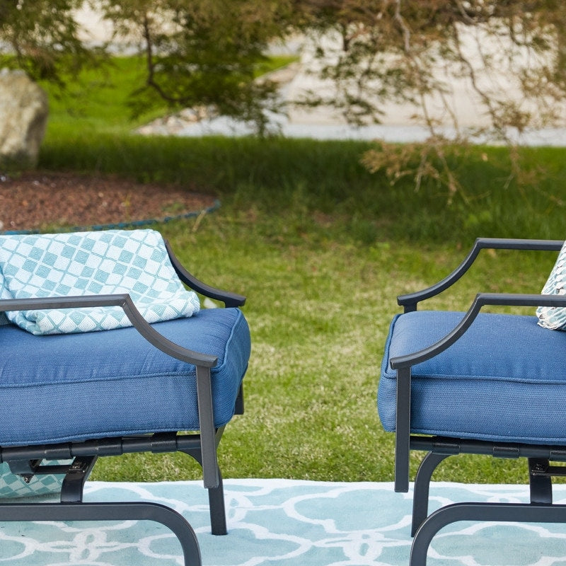 Patio Festival Set da conversazione all'aperto da 5 pezzi con braciere