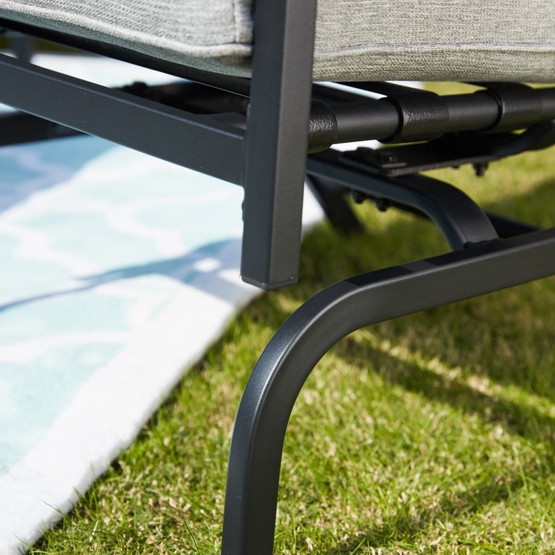 Patio Festival Set da conversazione all'aperto da 5 pezzi con braciere