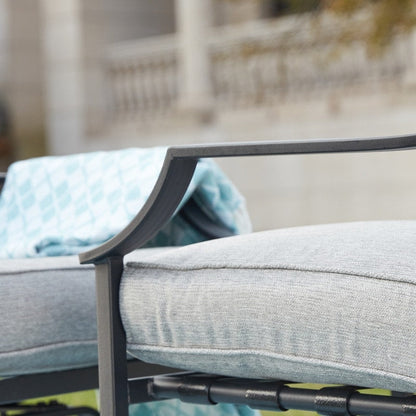 Patio Festival Set da conversazione all'aperto da 5 pezzi con braciere